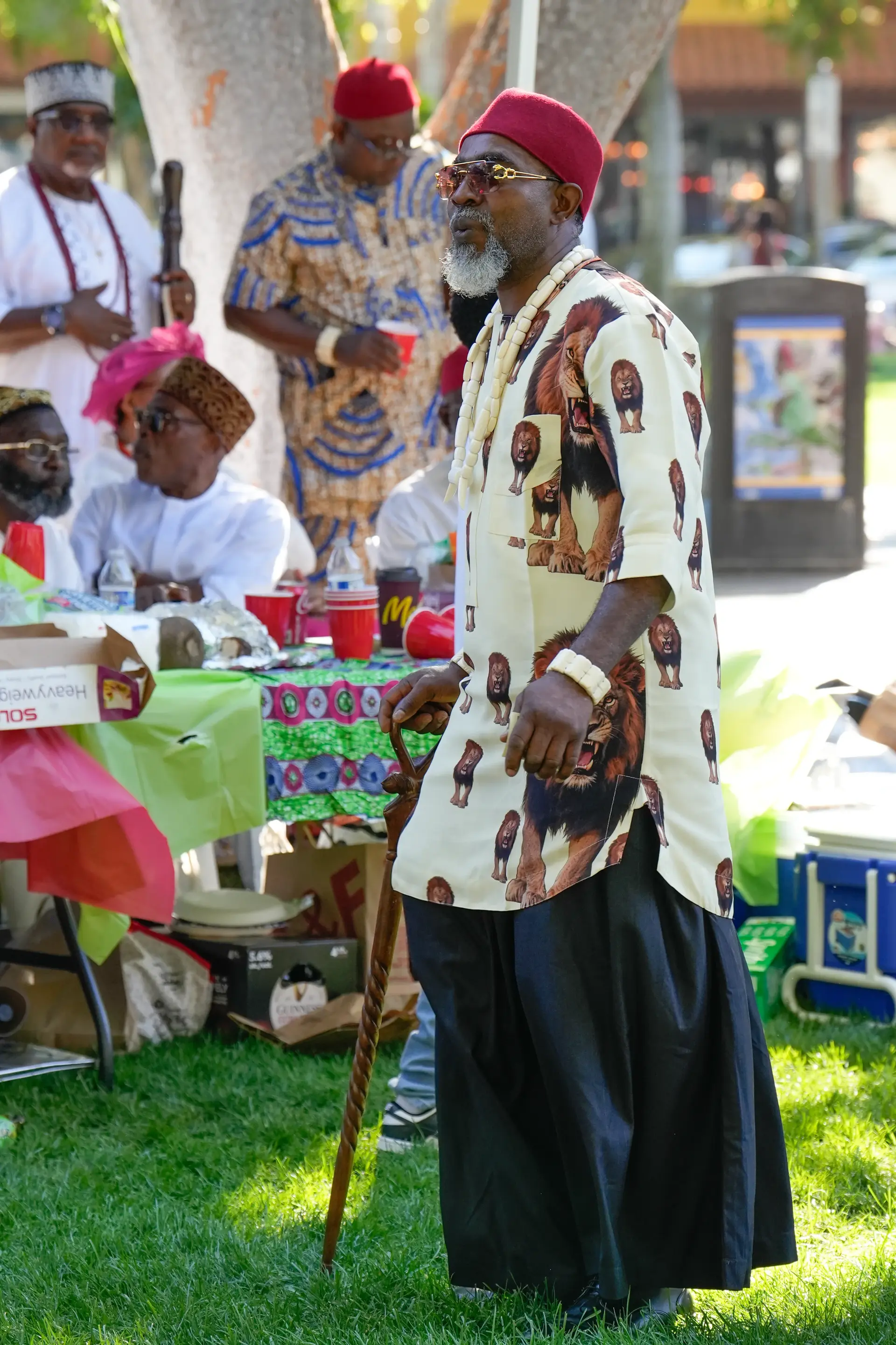 Igbo Union community members gathered at a cultural festival